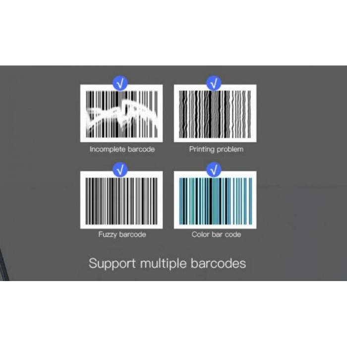 Aσύρματο Barcode Laser Scanner 2D με Βάση Φόρτισης 